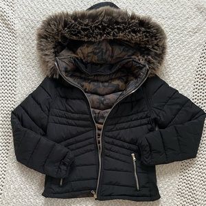 Reversible puffer coat